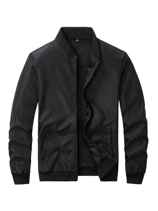 S5614946603334173b4051e53779d635ai.jpg 2024 Spring and Autumn New Baseball Collar Short Loose Solid Color Jacket Men's Business Casual Thin Coat Trend