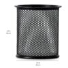 S56663bbc36ff48fdba566106450193cao.jpg Container Desk Organizer Container Black Desktop Metal Pen Holders Mesh Pencil Cup Pen Case