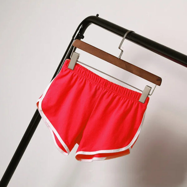 S5684248a8b5f4ae3b0be11c32feb9117k.jpg Summer Women's Shorts Fitness Breathable Solid Color Sports Fashion Casual Elastic Female Jogging Szorty Damskie