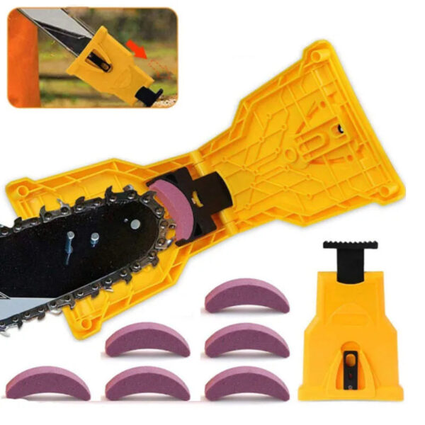 S57acd06eb55d4b98904eae4ab490eeb2B.jpg Portable Chainsaw Teeth Sharpener Portable Sharpen Chain Saw Bar-Mount Fast Grinding Sharpening Chainsaw Chain Woodworking Tools