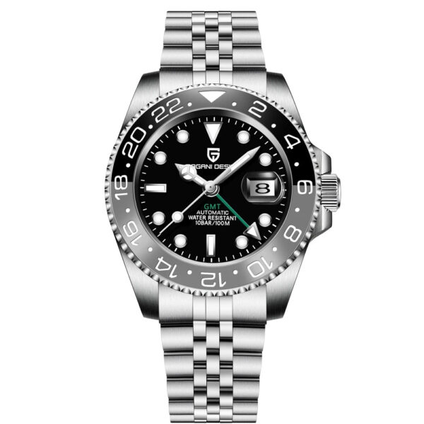 S57e92a4c45b144d4b38355bb7dfa34f3d.jpg PAGANI DESIGN V3 Version GMT Watches Men's Luxury Sapphire Automatic Mechanical Watch 40MM Stainless Steel Waterproof Watch