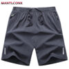 S582acea1558f47d59ebfbc7da6a5c976Q.jpg Summer Men's Shorts Cool Sportswear Running Sport Shorts Casual Bottoms Gym Fitness Training Jogging Short Pants Men Black Gray