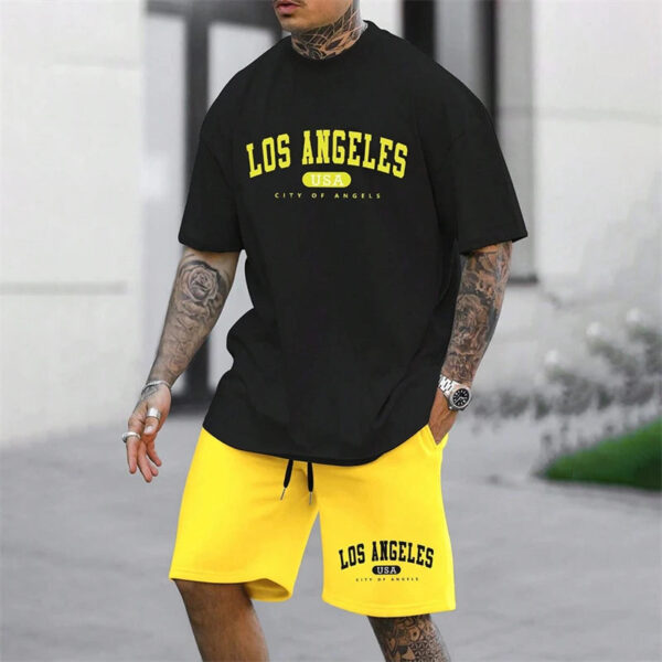 S583a2042e1bc4bde98fe146ac4cf09d0L.jpg 20024 Outdoor Sports Style Men's Suit Basketball Suit Summer Seaside Holiday Leisure Wear Men's Home Loose Comfortable Pyjamas