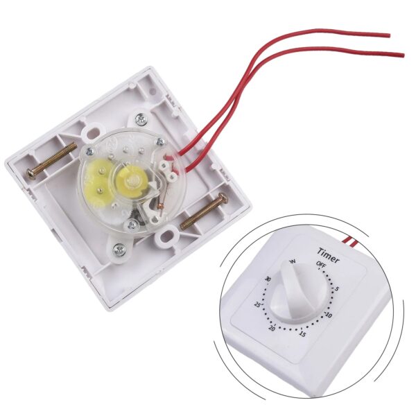 S586dd0cb16bf4b2482a181c2d750ac2eZ.jpg 1pc AC220V Electronic Mechanical Timer Switch 86 Panel Countdown Timer Switch Water Pump Power Off Timing Controller Knob Switch