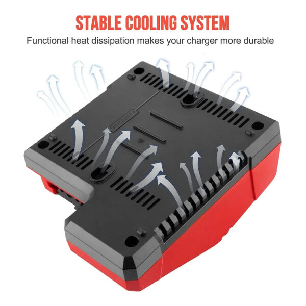 NEW Replacement Li-ion Battery Charger Multi Voltage Charger for Milwaukee 14.4V-18V 48-11-1850 48-11-1840 48-11-1815 48-11-1828