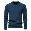 S588f891e54204e4dbdb5f0a4536c670bB.jpg AIOPESON Mens Crew Neck Cotton Pullover Sweater Casual Business Geometric Knitted Mens Sweaters