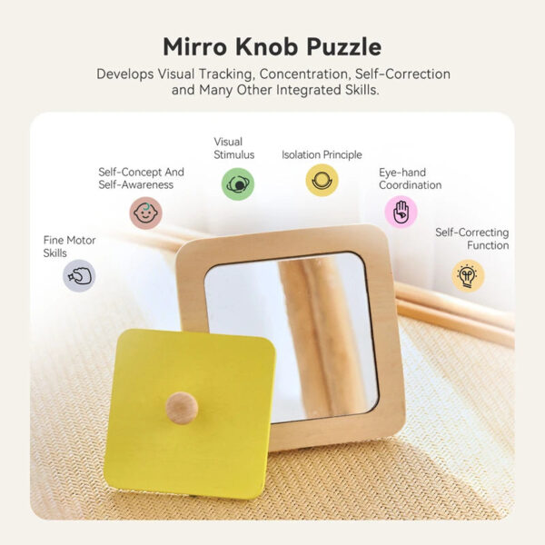 S5953670f1e03419c9d2ca808a68f4be01.jpg Montessori Mirror Newborn Tummy Time High Contrast Visual Development Cards For Kid Busy Puzzle Board Educational Sensory Gift