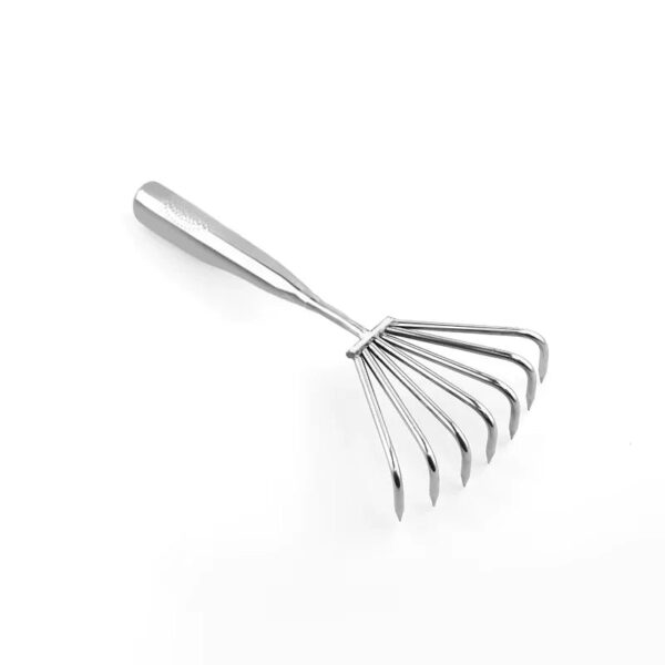 S599e45db70ab4d0d83cf3664e11dd568z.jpg Claws Garden Hand Rake Stainless Steel Manual Small Leaf Rakes Integrated Gardening Tool Weeding Removal Puller Garden Yard