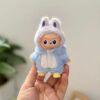 S59babc661fb049c39116ab4b64c4d58b4.jpg Labubu Doll Clothes Baby Penguin Onesie Labubu 4.0 Idol Dolls 10cm Plush Doll'S Clothes Sitting Party Accessories 