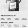 Topton Mini PC Gamer Oculink AMD Ryzen AI 9 HX 370 365 PRO 360 USB4 2x2.5G LAN 2xPCIe4 Desktop Gaming Computer Windows11 WiFi6E