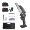 S5a630cca36154152961cab5faa96d9a7i.jpg BrushlessRechargeableLithium electric saw,electric chain saw, outdoor wireless small sawlogging single hand saw, pruning