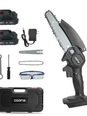 S5a630cca36154152961cab5faa96d9a7i.jpg BrushlessRechargeableLithium electric saw,electric chain saw, outdoor wireless small sawlogging single hand saw, pruning
