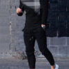 S5abf65d59f924580abf56f1517cc67a1z.jpg Urban Street Fashion Trend Men's Long Sleeve Round Neck Set 2pcs Daily Casual Men's Round Neck Top Outdoor Casual Loose Long Sty