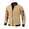 Men Solid Casual Windbreaker Bomber Jacket Coat Spring Autumn New Hot Men Windproof Outwear Slim Jacket Coats Male Plus Size 6XL