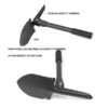 1PC Engineer Shovel Military Shovel with Compass Outdoor Multifunctional Folding Military Shovels Vehicle Camping Fishing Spades