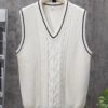 S5b50046a67d94214b9f9406a8ce53581l.jpg ShiSho original men's striped versatile home casual basic comfortable autumn & winter warm V-neck knitted sweater vest