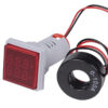 S5b5d7e8d8c6341a4b862b00cdc44dc25U.jpg Mini Digital Voltmeter Ammeter 22mm Square AC 20-500V 0-100A Amp Volt Voltage Tester Meter Dual LED Indicator Pilot Lamp Light