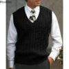 S5b7f3e7f85794594beea9e1a95a8dd59t.jpg 2026 Men's Autumn Winter Warm Casual Knitted Sweater Vest Sleeveless V Neck Fleece Western Sweaters for Men Sueter Para Hombre