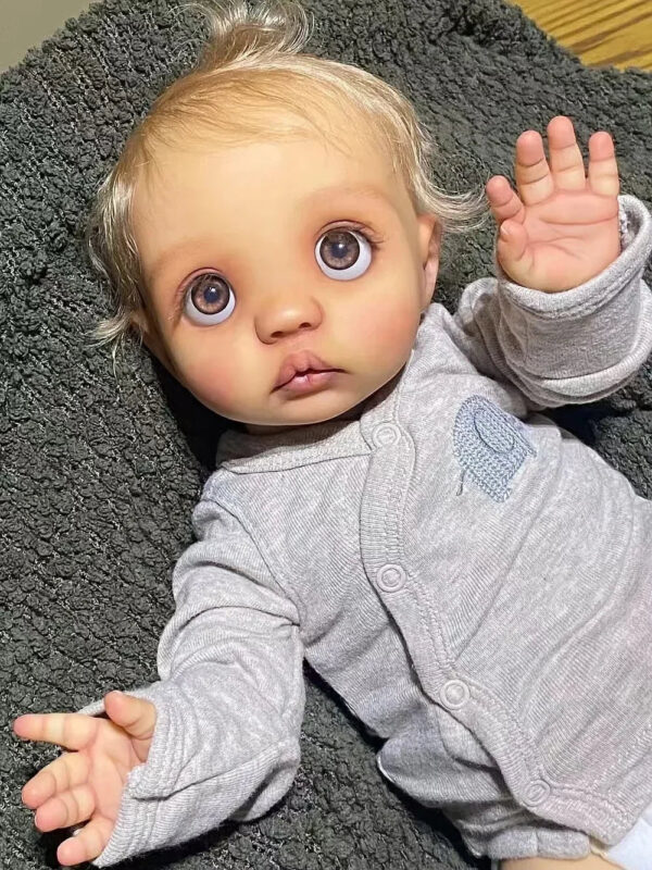 S5cc28fcbd9e24fed96c8b04fd5ff1b429.jpg NPK 16inch Full Body Hand made high quality detailed painting Fairy peeka Lifelike Real Soft Touch small doll cute handy baby