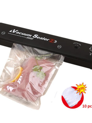 S5dfc5d425e484cf09aeb6fdce13de2eaU.jpg TINTON LIFE 220V/110V Vacuum Sealer Packaging Machine with Free 10pcs Vacuum bags Household Black Food Vacuum Sealer