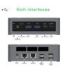 Topton Mini PC Gamer Oculink AMD Ryzen AI 9 HX 370 365 PRO 360 USB4 2x2.5G LAN 2xPCIe4 Desktop Gaming Computer Windows11 WiFi6E