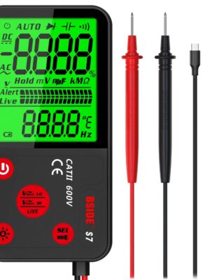 S5e9d1b25cb4e4e3c8d4a99b04a6dd628S.jpg BSIDE Digital Multimeter Smart Automatic Multitester USB Charging Electrician Universal Tester Voltmeter Voltage Detector Meter