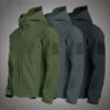 S5efccf77a1434002af68d0960270e393L.jpg Military Shark Skin Soft Shell Jackets Men Tactical Windproof Waterproof jacket men Army Combat Jackets Mens Hooded Bomber Coats