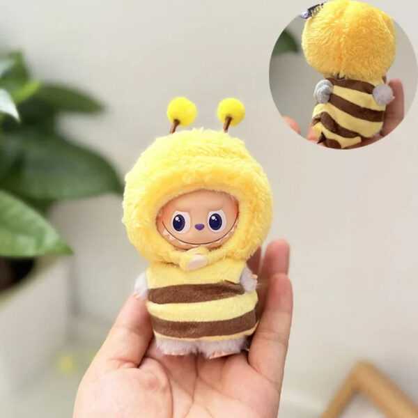 S5f0af78d573d46d2bbec31f96df64c94f.jpg Labubu Doll Clothes Baby Penguin Onesie Labubu 4.0 Idol Dolls 10cm Plush Doll'S Clothes Sitting Party Accessories 