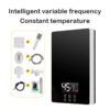 S5f3e81d8952542129772e0afa0d7da9bC.jpg DMWD Electric Thermostatic water heater 7000W Remote Control Instant heating waterproof tankless water heater for shower bath