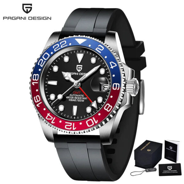 S60173eca885f41f188c39f3910f429fc5.jpg PAGANI DESIGN V3 Version GMT Watches Men's Luxury Sapphire Automatic Mechanical Watch 40MM Stainless Steel Waterproof Watch
