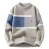 S604330752542438c8877ab71ca79dd3f9.jpg Men's Printed Street Fashion Casual Sweaters 2025 Autumn Winter Slim Fit Men Sweater Thicken Warm Wool Pullovers Full