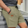 S607d6d53af54468da195058c0032da051.jpg 2024 Summer New Solid Color outdoors sport Shorts breathable loose Fitness training short pants Men's sweatpants