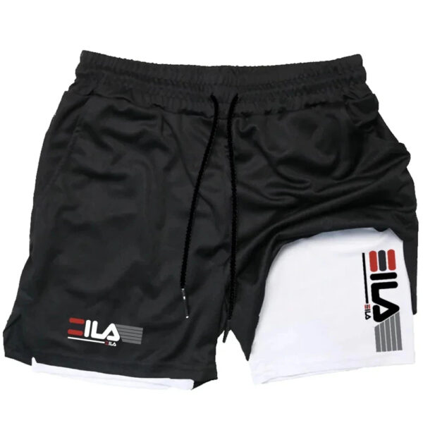 S60c010ec8bef41a78460b4af488afd8f1.jpg Men's Two-in-one Sports Shorts Breathable Casual Quick-drying Double-layer Shorts Summer Running Sportswear Bottoms M-3XL
