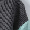 Autumn Winter Fashion Turtleneck Sweaters Men Patchwork Knitted Pullovers Mens Warm Casual Knit Turtleneck Pullover Sweater Man