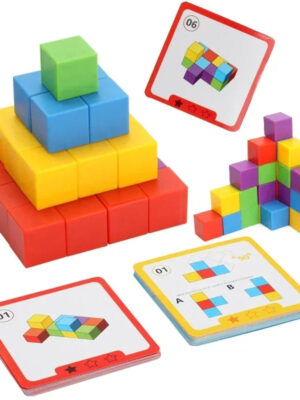 S60e478b4ff0244b7b3d0e0570687c4d6Y.jpg Montessori Magic Block Puzzle Toy Spatial Logical Thinking Training Game Rainbow Stacking Blocks Math Educational Toys for Child