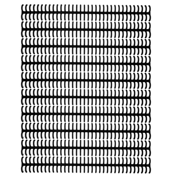 【New】10PCS 34 Hole Binding Spine Plastic Split Loose Leaf Rings Detachable Binding Loop 12mm Diameter Detachable Binding Loop