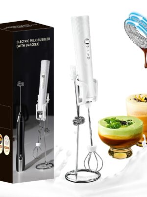 S6115e5efa04a4499b2ef47ffb453a893A.jpg ONEKA Rechargeable Milk Frother Starter Kit Handheld Electric Coffee Foam Maker Drink Mixer Foamer for Lattes Cappuccino Gift