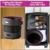 13L Portable Washing Machine Foldable Mini Washer with 4 Modes and Spin Basket Deep Cleaning for Apartments Dorm RV Travel