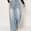 S618e844813d24ec88a307df411407999M.jpg European and N Trend Washed Blue Wide Leg Jeans Women Jeans Women Comfortable Fashion All-matching Trend Jeans