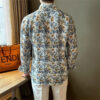 Men Clothing Korean Fashion Floral Print High Street Chic Shirt Spring Autumn Casual Long Sleeve Slim Fit Tops Camisas De Hombre