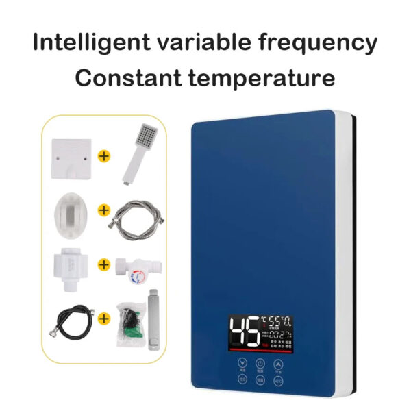 S62b7315c34fa41259db2414124f35026g.jpg DMWD Electric Thermostatic water heater 7000W Remote Control Instant heating waterproof tankless water heater for shower bath