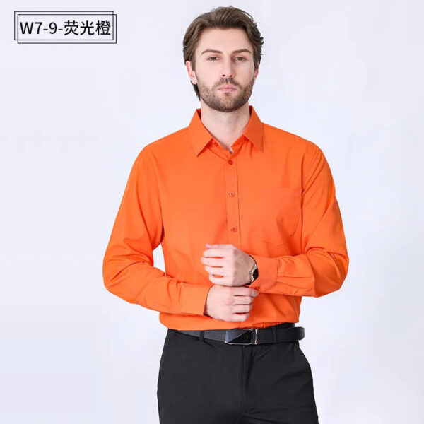 S62bc1a02c9194a2ab948fefc362748f8v.jpg American size men's shirt long sleeve spring/summer formal business casual wear high quality fashion solid color plus size