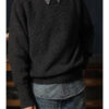 S634021933fa74e5590b9baa9869587456.jpg Classic Raglan Sleeve Crewneck Sweater Vintage Style Men's Wool Blend Knitted Pullover Jumper Thick