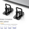 2pcs Set Mini Portable Laptop Stand Foldable Adjustable Riser for 10 to 18 inch Notebooks Macbook Computer Keyboard Holder