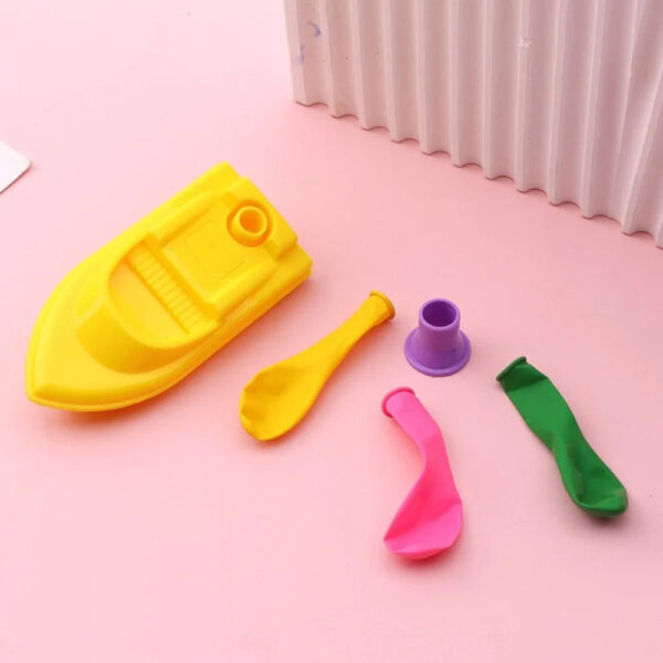 New With 3 Balloons Balloon Power Boat DIY Science Experiment Balloon Car Educational Equipment Inertia Toy Kindergarten