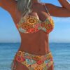 S64b567cc5f9143d8a8d60e6ac368ad28n.jpg Women's 2026 Summer Bohemian Paisley Print 2 Piece Bikini Set Spaghetti Strap Side Tie Beach Bathing Suit Swimwear