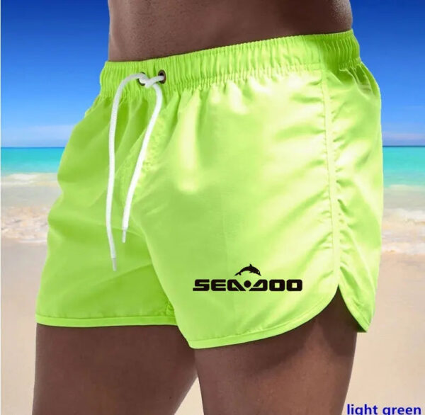 S658d1d3262b249ff9683a81380749aaeI.jpg Summer sea Doo Casual Shorts Men Boardshorts Breathable Beach Shorts Comfortable Fitness Sports Short Pants Male bermudas