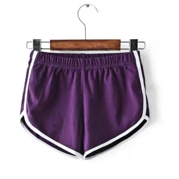 S65ac205f52c4485c8d69a76092a56169x.jpg Summer Women's Shorts Fitness Breathable Solid Color Sports Fashion Casual Elastic Female Jogging Szorty Damskie