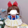 S65fe2092f3bb4a64a384ab82204de70cf.jpg 20cm Cotton Doll Clothes Cute Dress Lolita Vintage Doll Clothes for Plush Doll Idol Dolls For Cotton Stuffed Dolls Accessories