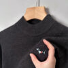 S66620f8c20d64247bdd27f98e1eac845L.jpg Hot Sale Luxury Quality Men's Knit Sweater Mock Neck Dog Embroid Pullover Autumn Winter Exquisite Fashion Soft Warm Men's Wear